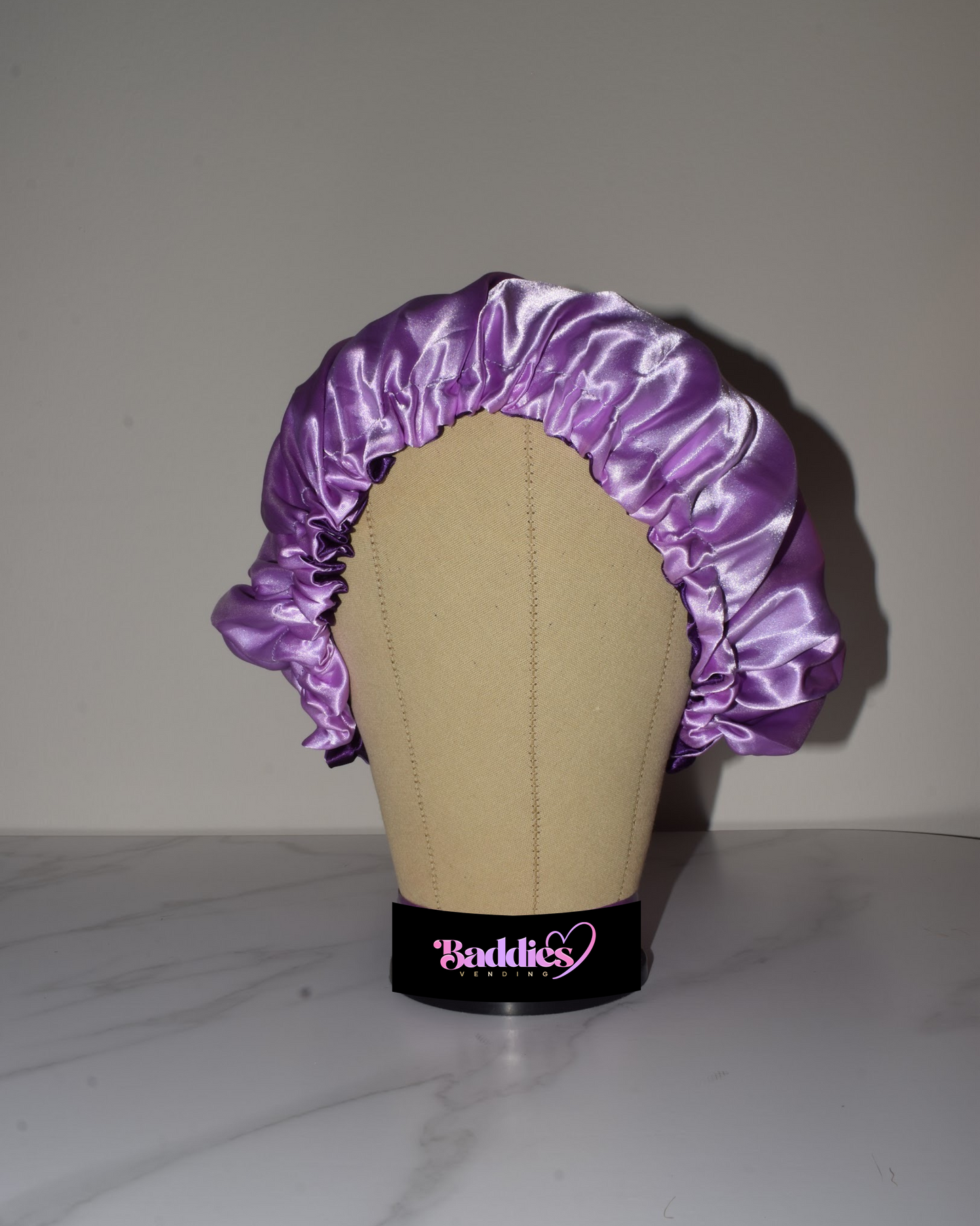 Reversible Satin Bonnet (Purple/Lilac) - Baddies Vending